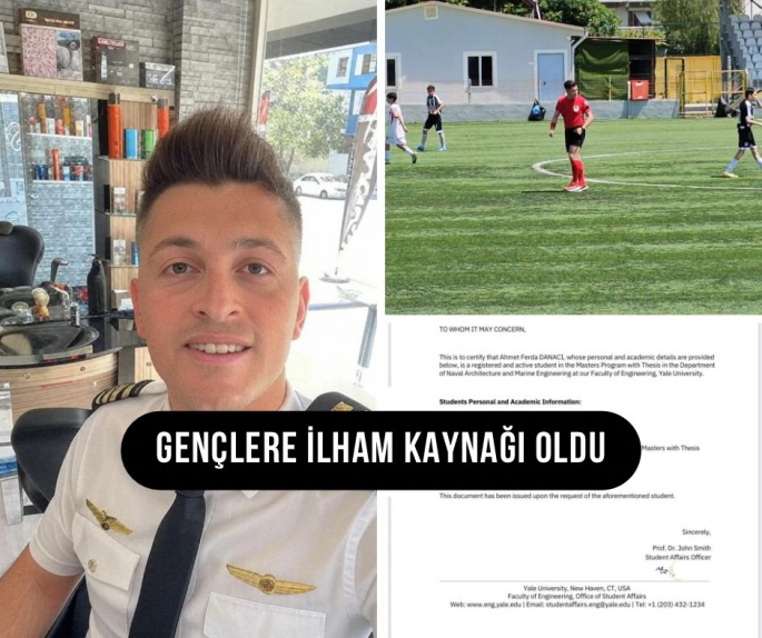 AHMET FERDA DANACI BAŞARILARIYLA GENÇLERE ÖRNEK OLUYOR