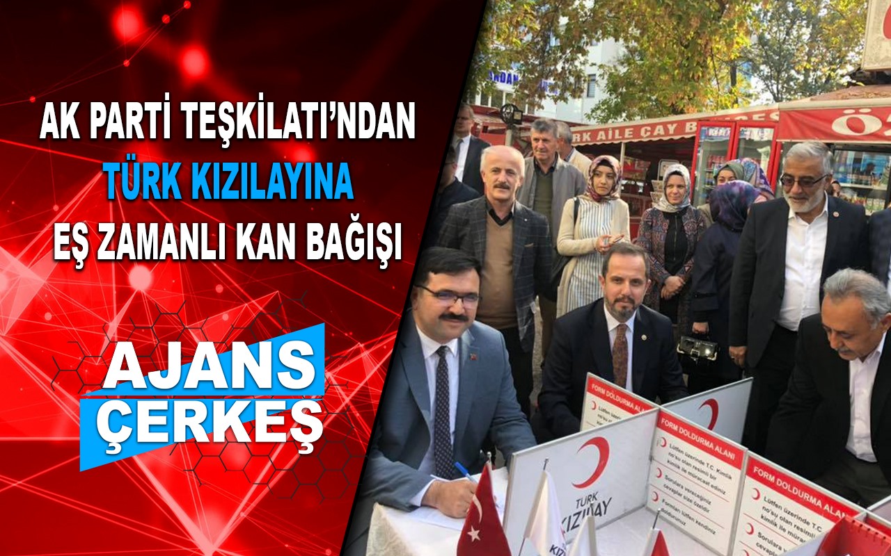 AK Parti'den Kan Bağışı Kampanyasına Destek