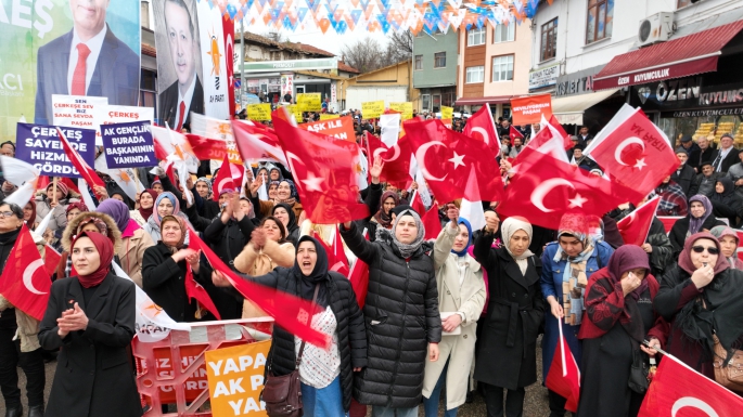 AK PARTİ MİTİNGİ GERÇEKLEŞTİ