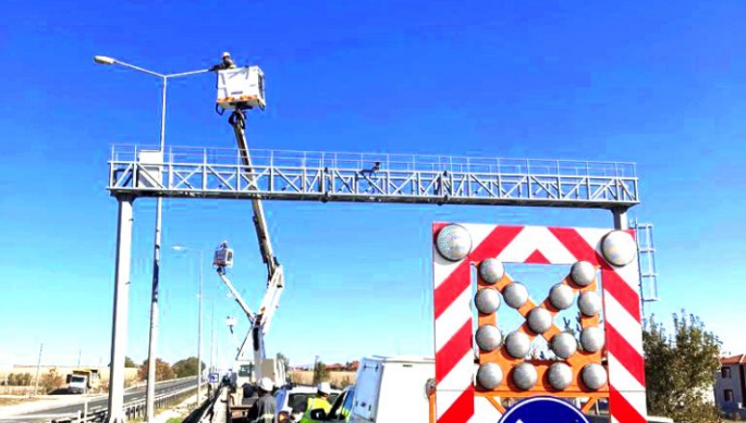 BAŞKENT EDAŞ ÇERKEŞ KARAYOLUNU AYDINLATTI