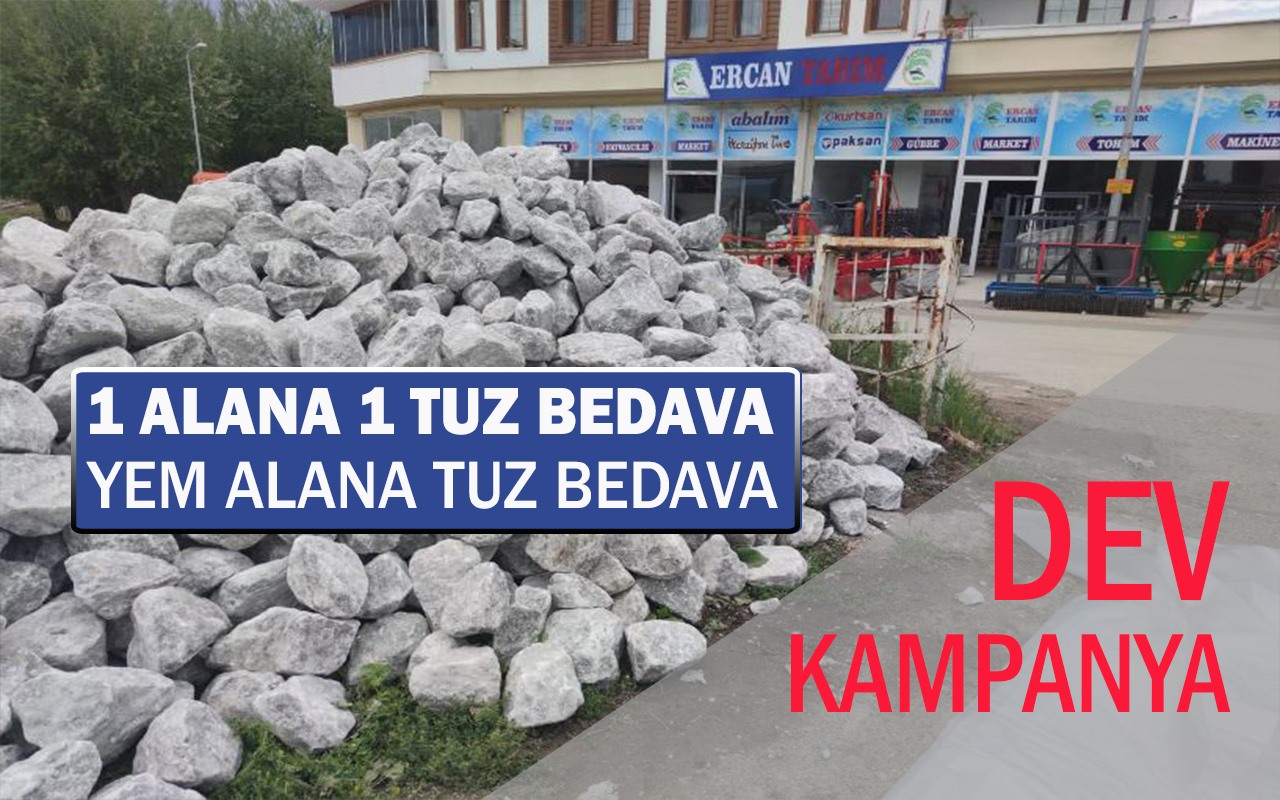 Çankırı Kaya Tuzunda Dev Kampanya, Yetişen Alır!