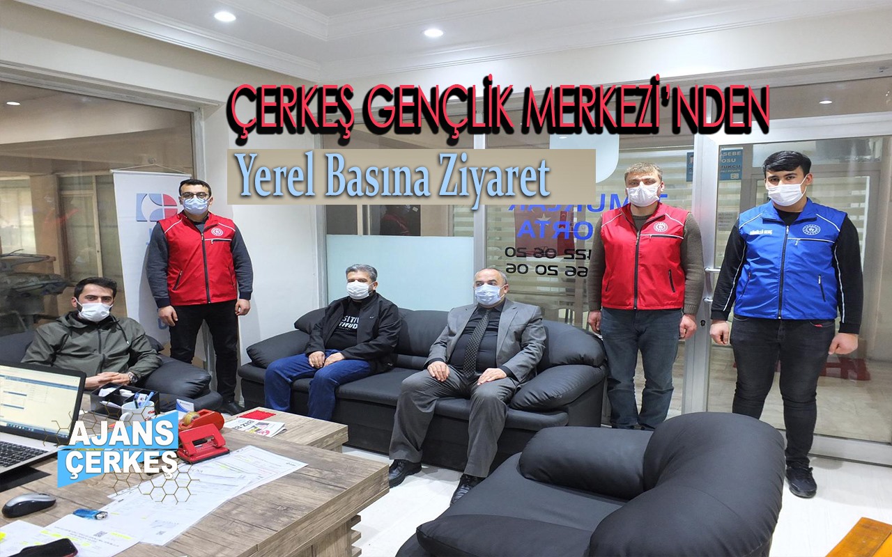 Çerkeş Gençlik Merkezi Yerel Basını Ziyaret Etti