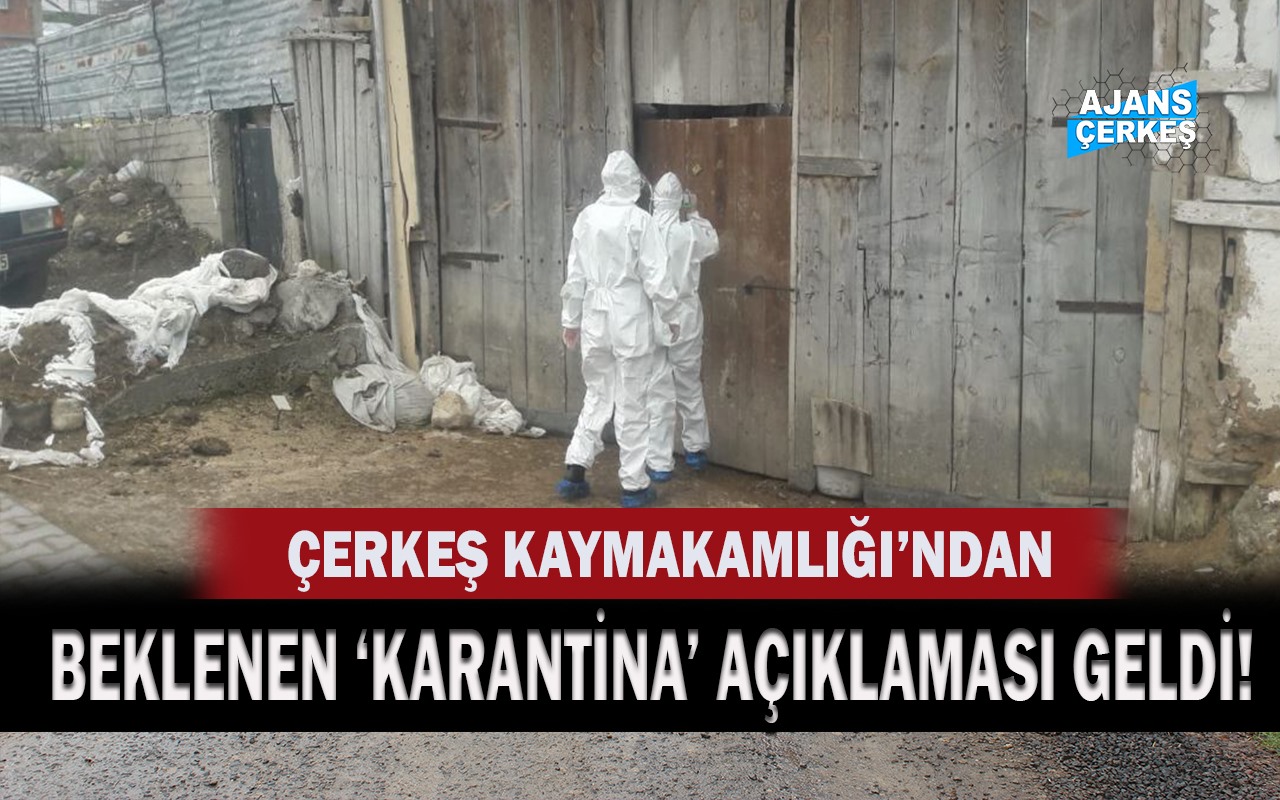 Çerkeş Kaymakamlığından Beklenen Açıklama Geldi