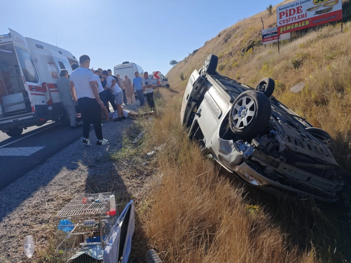 ÇERKEŞ'TE KAZA: 1 ÖLÜ 2 YARALI