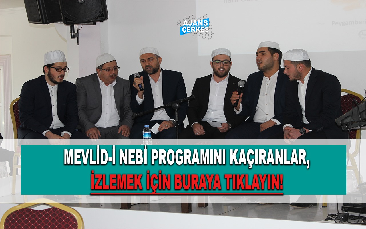 Çerkeş’te Mevlid-i Nebi Haftası Programı Gerçekleşti