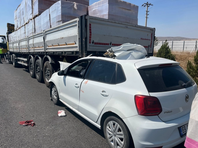 ÇERKEŞ’TE TRAFİK KAZASI 1 KİŞİ YAŞAMINI YİTİRDİ