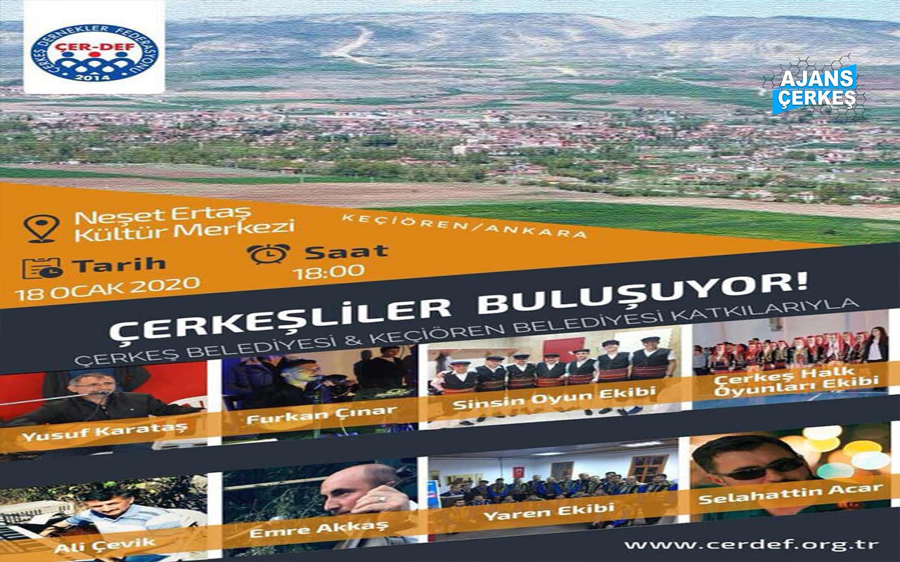 'ÇERKEŞLİLER BULUŞUYOR'