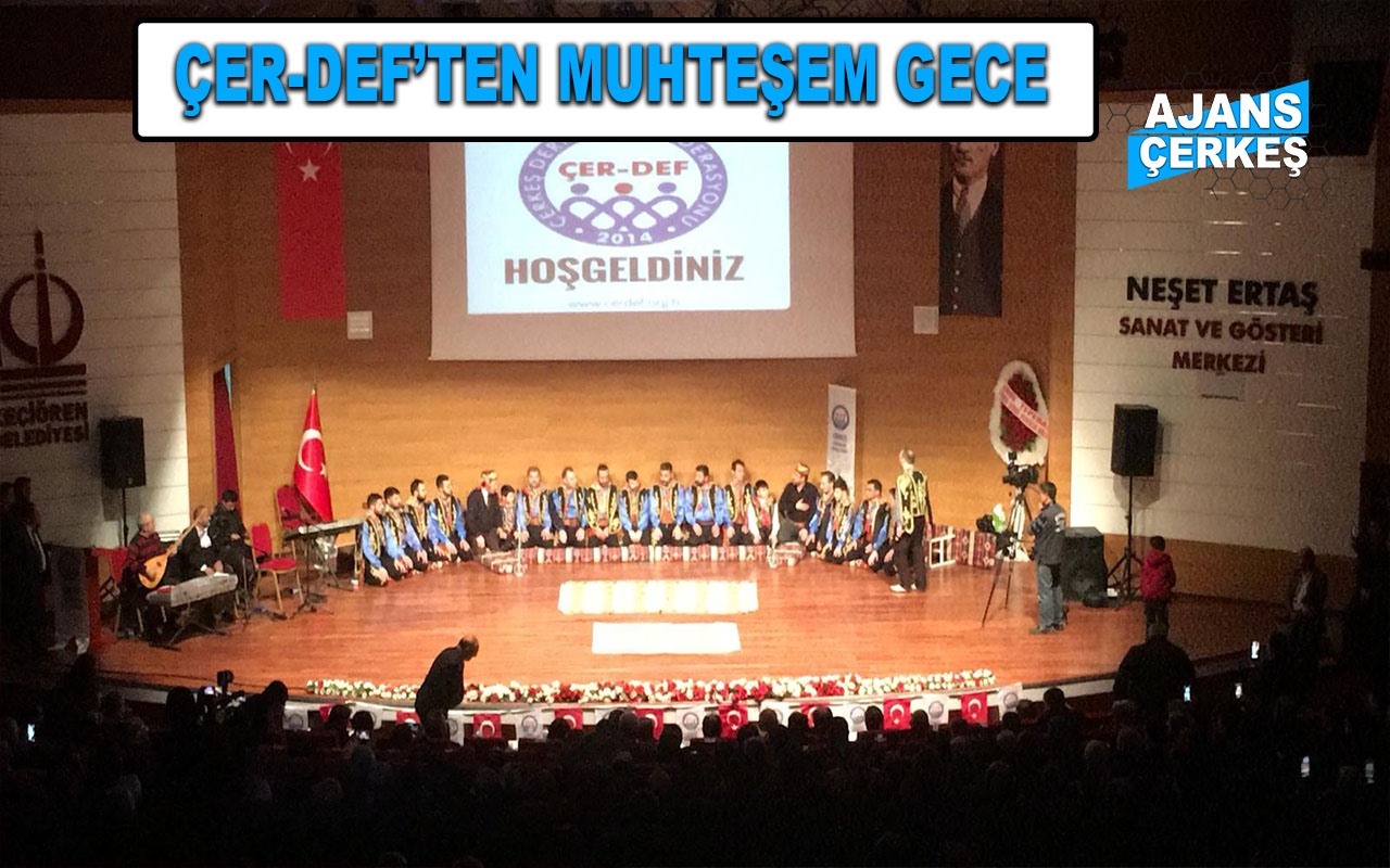 Çerkeşliler Muhteşem Gecede Buluştu