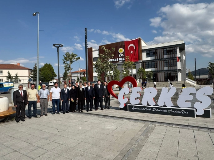 ÇORUM MİLLETVEKİLİ AHLATCI ÇERKEŞ'TE ZİYARETLERDE BULUNDU