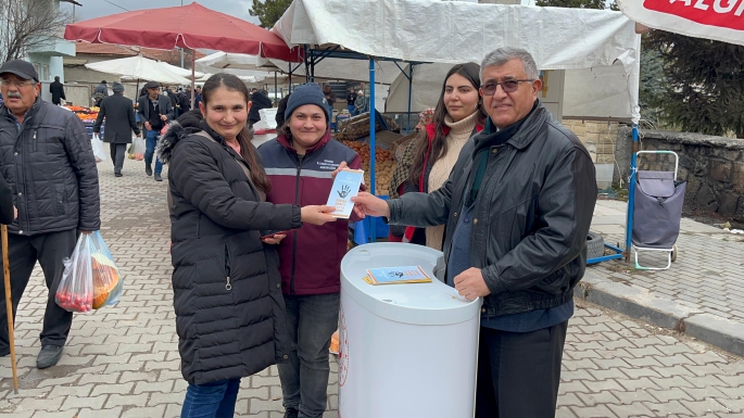 KADINA YÖNELİK ŞİDDETE KARŞI BİLGİLENDİRME YAPILDI