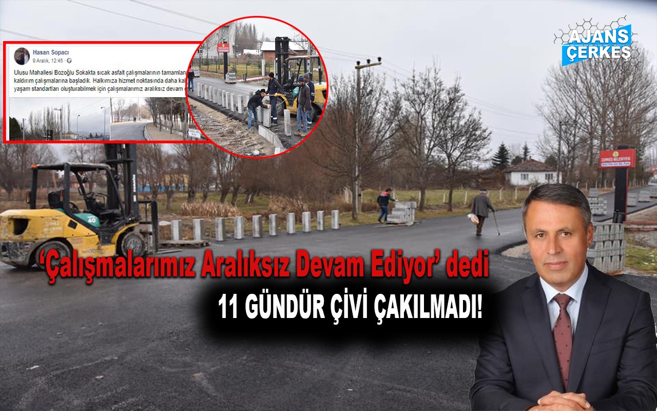 Kaldırım Çalışmaları Yarım Kaldı!