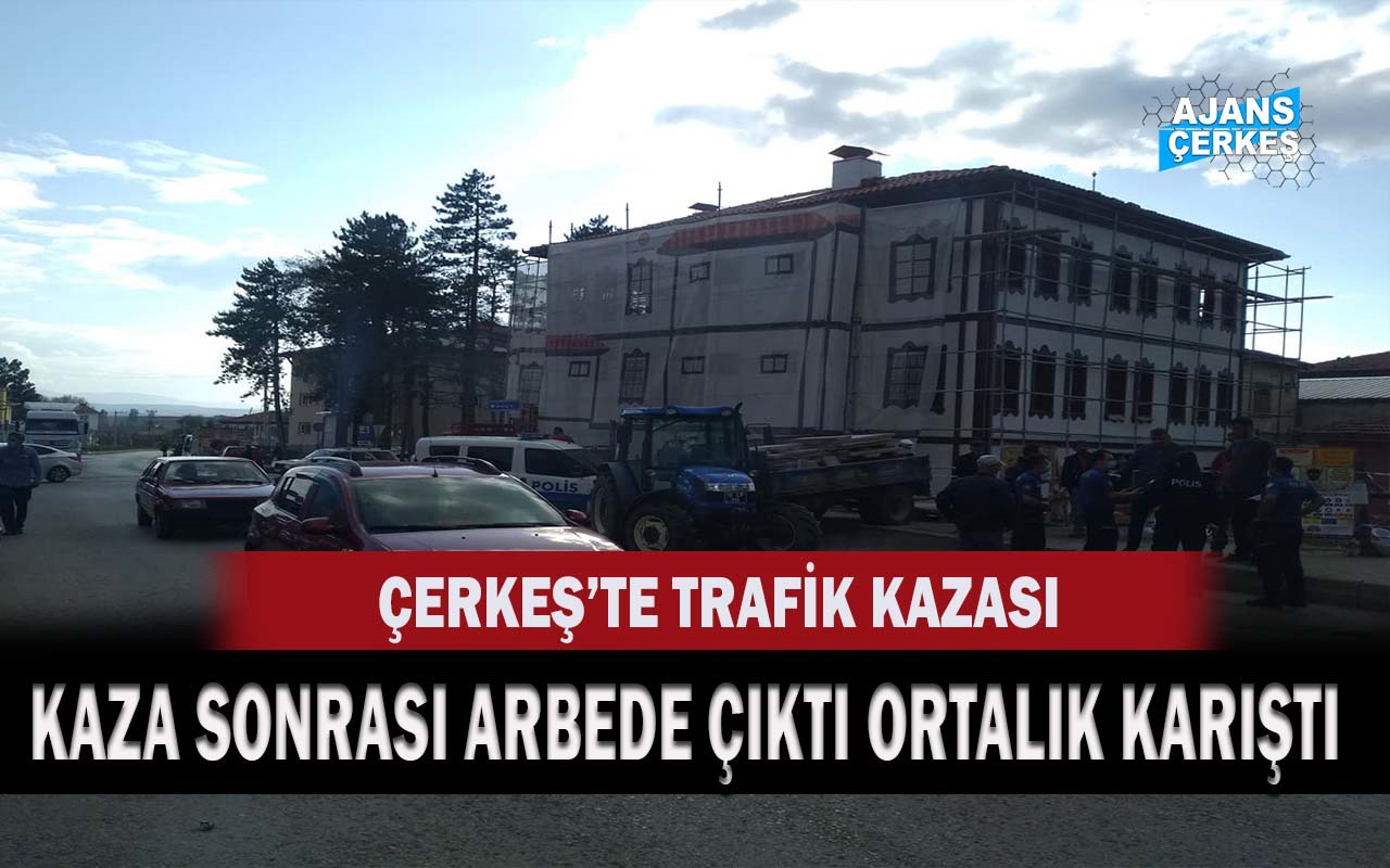 Kaza Sonrası Arbede Çıktı Ortalık Karıştı