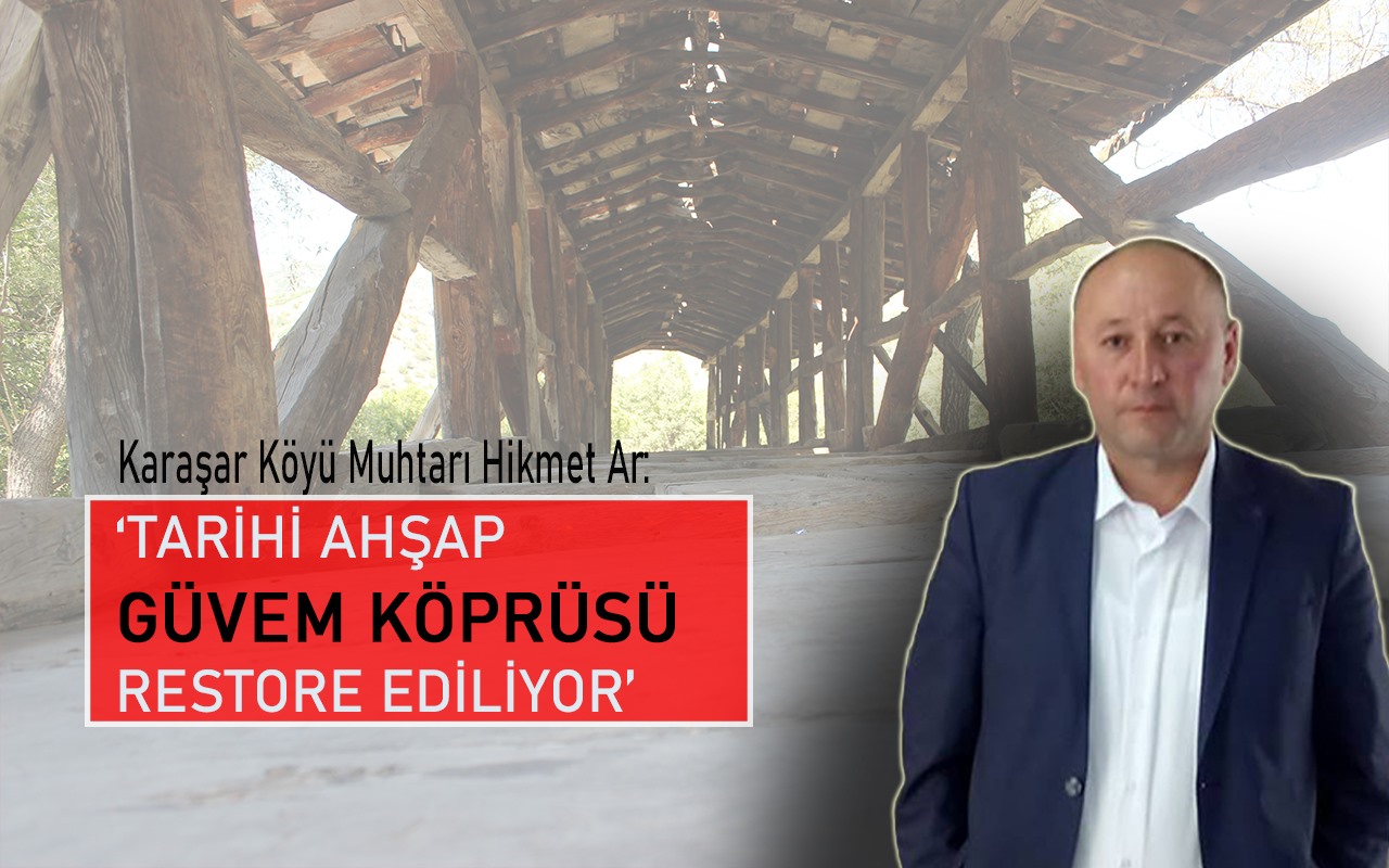 Tarihi Ahşap Köprüde Restorasyon Başladı