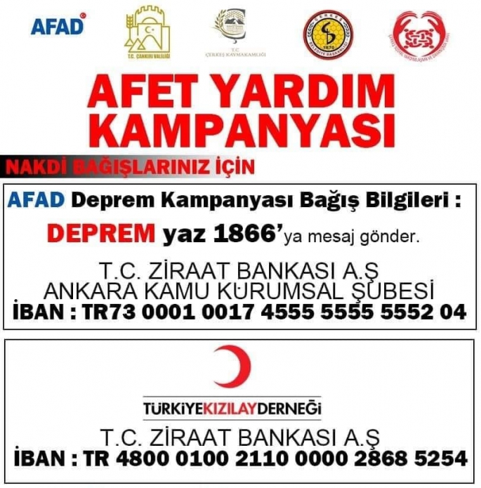 YARDIMLARLA İLGİLİ DUYURU