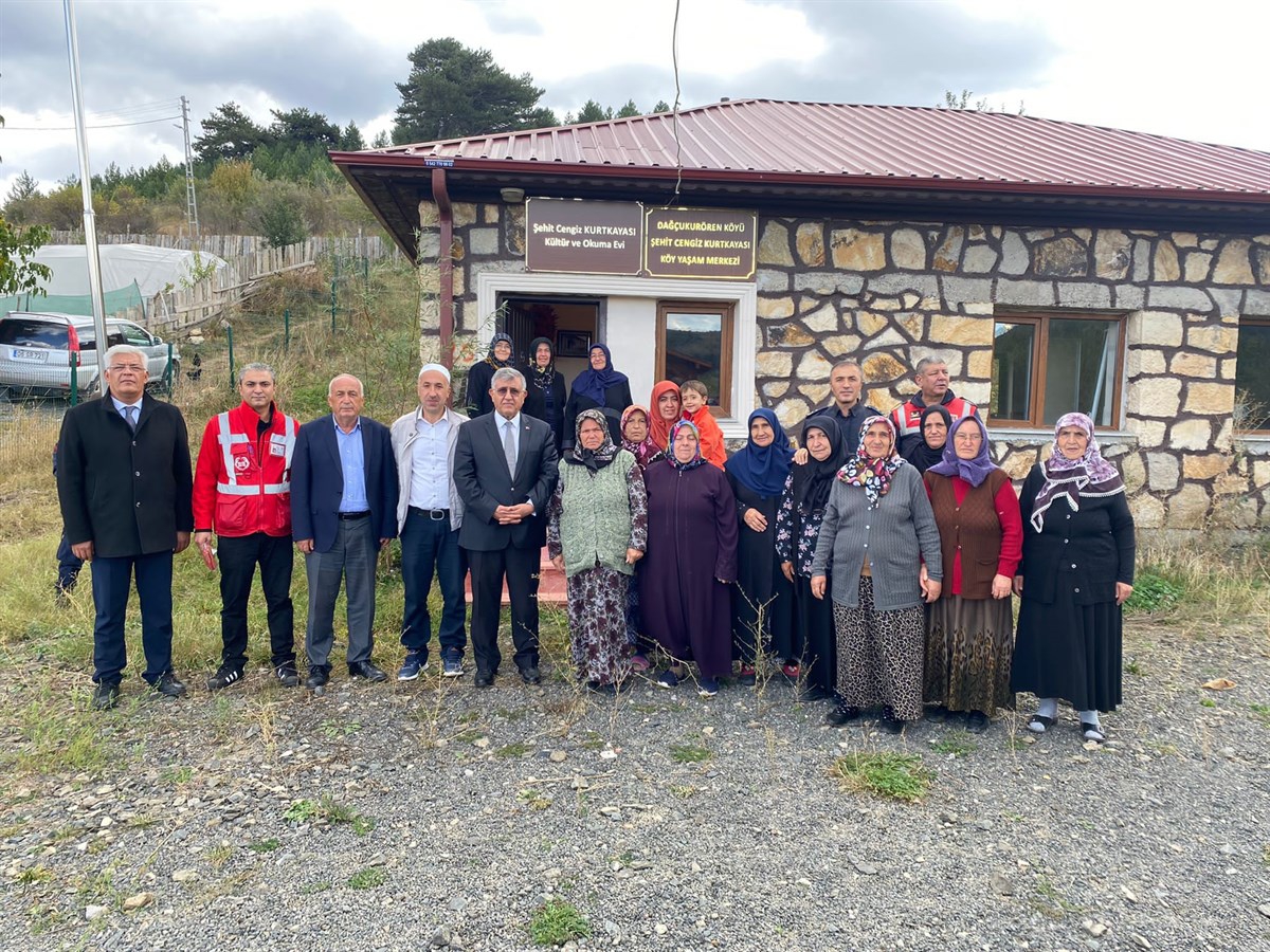 Kaymakam Bulgurlu'dan Dağçukurören Köyü Yaşam Merkezine Ziyaret