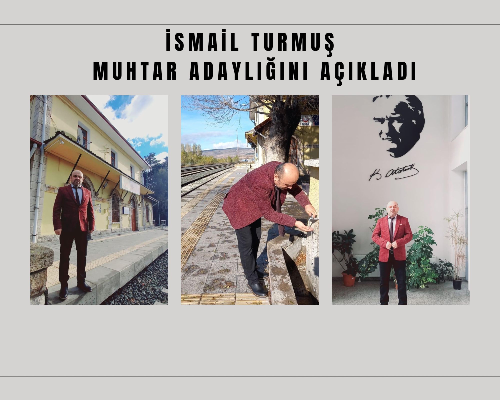İsmail Turmuş Muhtar Adaylığı Açıkladı